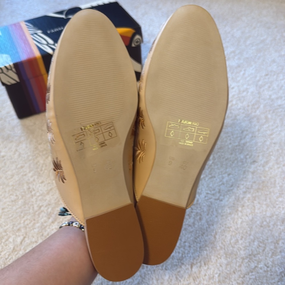 Farm Rio beige braided mules - Picture 6 of 10